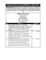Exclusive Rigging Fees Exclusive Rigging Fees